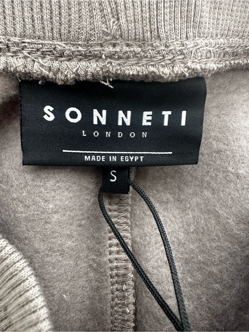NWT Size S Sonneti Taupe Unisex Joggers - Picture 6 of 6